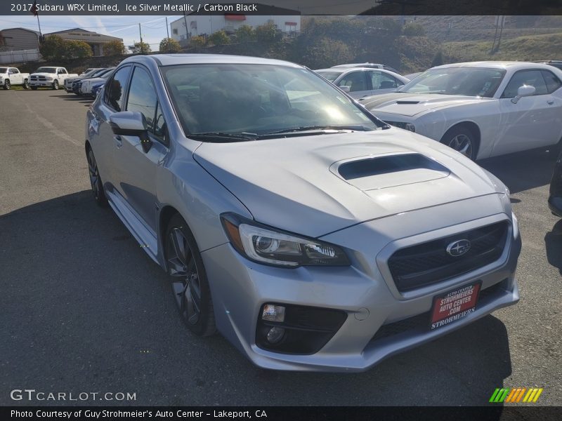 Ice Silver Metallic / Carbon Black 2017 Subaru WRX Limited