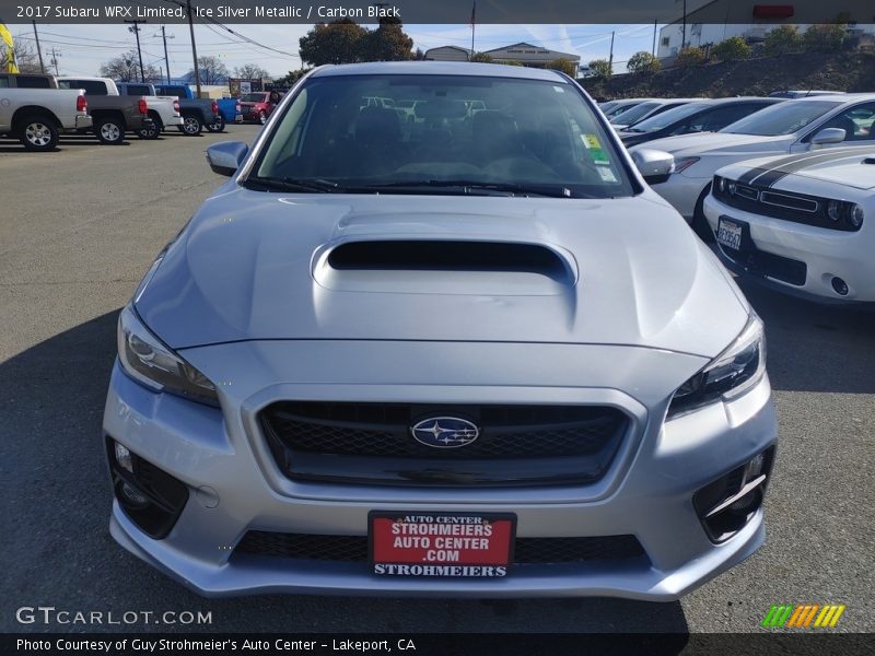 Ice Silver Metallic / Carbon Black 2017 Subaru WRX Limited