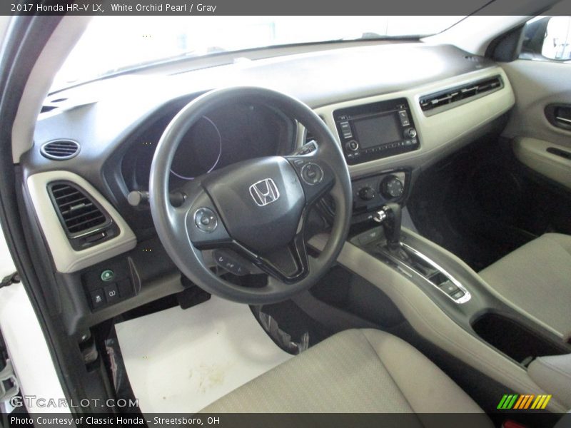 White Orchid Pearl / Gray 2017 Honda HR-V LX