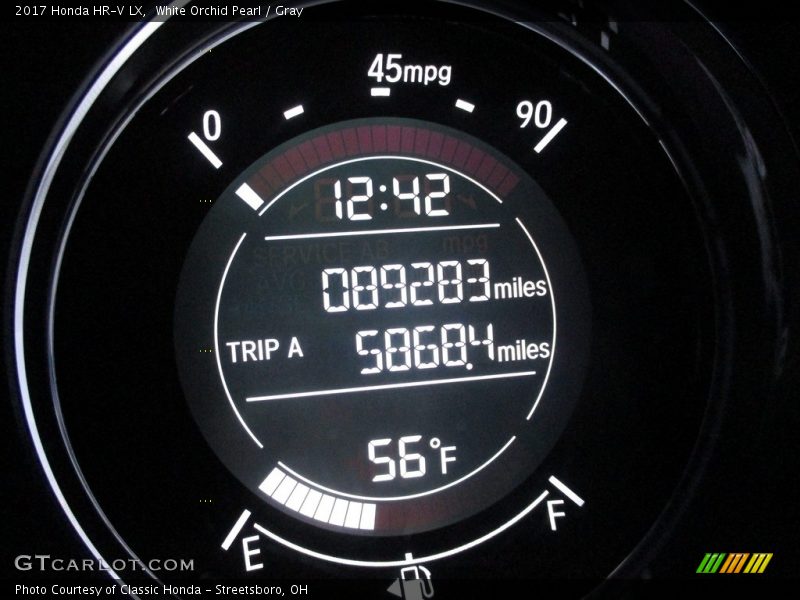 White Orchid Pearl / Gray 2017 Honda HR-V LX