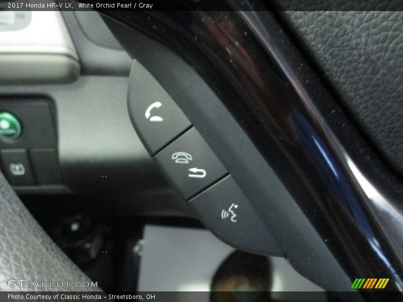 White Orchid Pearl / Gray 2017 Honda HR-V LX