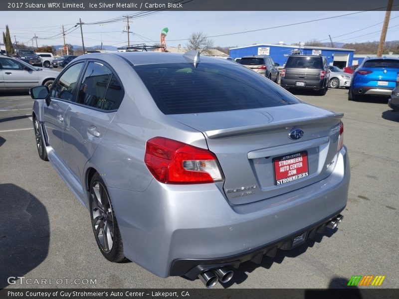 Ice Silver Metallic / Carbon Black 2017 Subaru WRX Limited