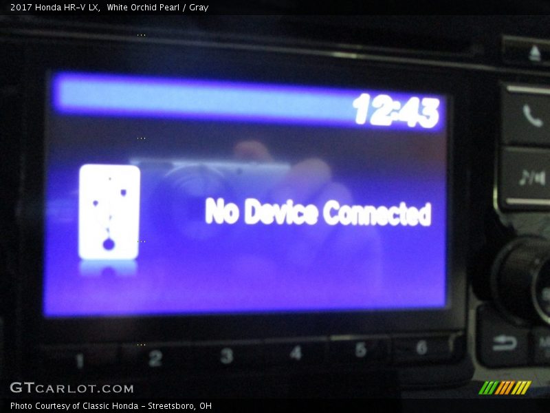 White Orchid Pearl / Gray 2017 Honda HR-V LX