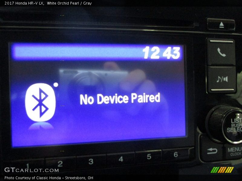 White Orchid Pearl / Gray 2017 Honda HR-V LX