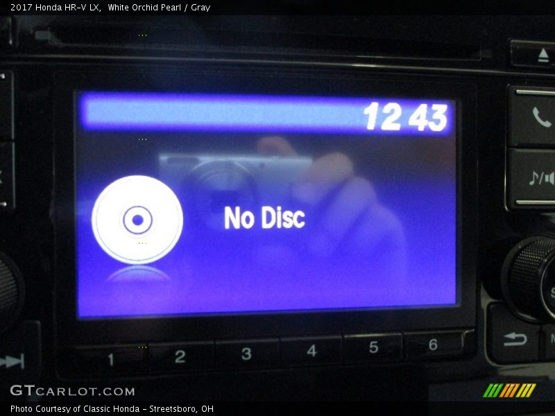 White Orchid Pearl / Gray 2017 Honda HR-V LX