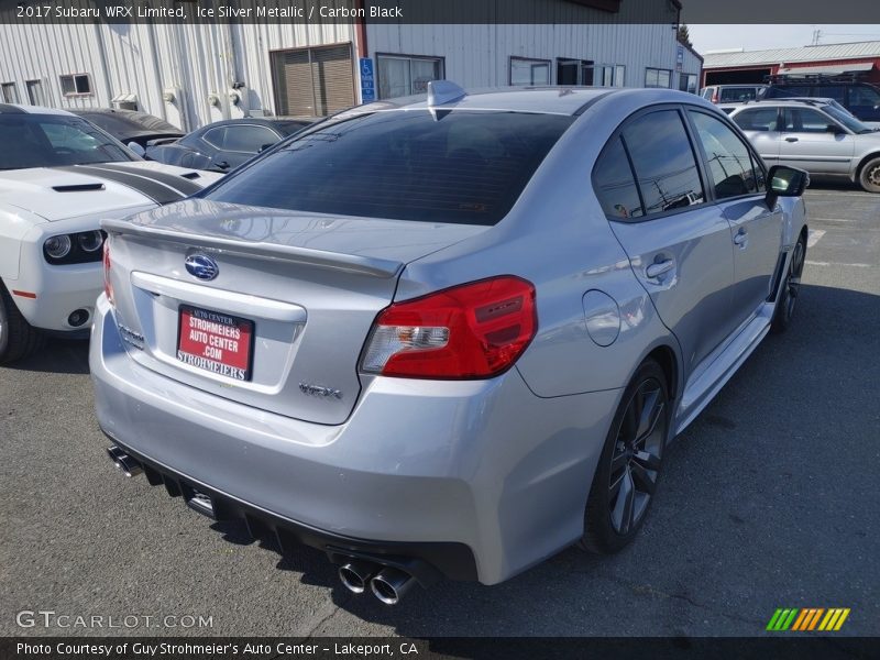 Ice Silver Metallic / Carbon Black 2017 Subaru WRX Limited