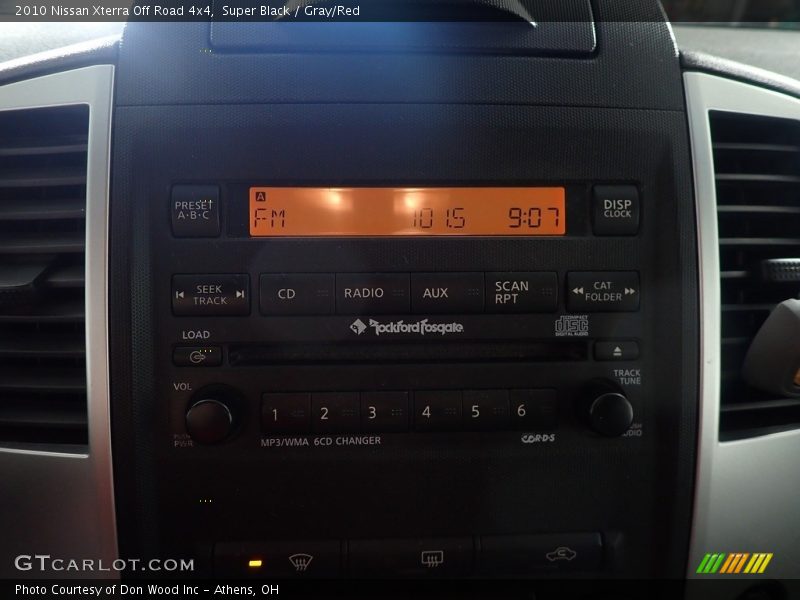 Super Black / Gray/Red 2010 Nissan Xterra Off Road 4x4
