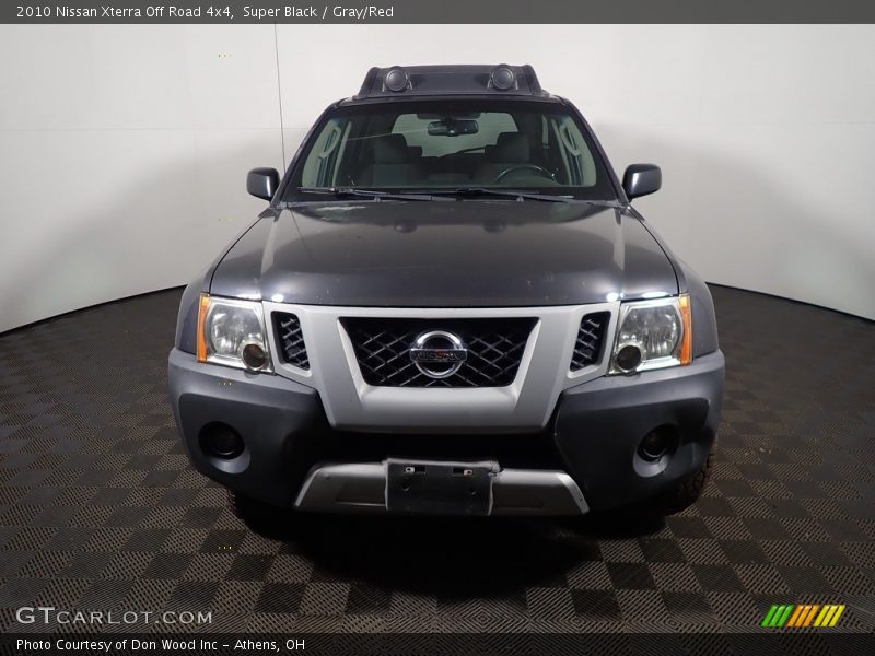 Super Black / Gray/Red 2010 Nissan Xterra Off Road 4x4