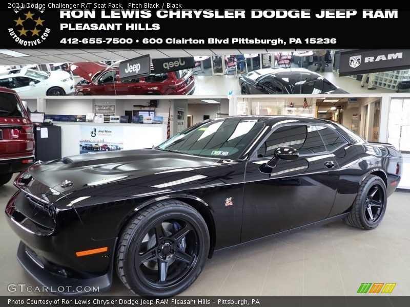Pitch Black / Black 2021 Dodge Challenger R/T Scat Pack