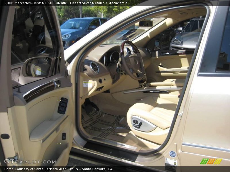 Desert Silver Metallic / Macadamia 2006 Mercedes-Benz ML 500 4Matic