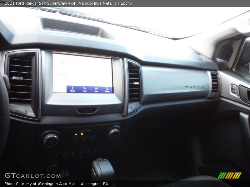 Velocity Blue Metallic / Ebony 2021 Ford Ranger STX SuperCrew 4x4