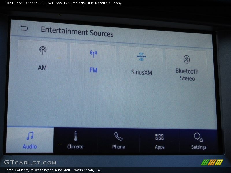 Velocity Blue Metallic / Ebony 2021 Ford Ranger STX SuperCrew 4x4