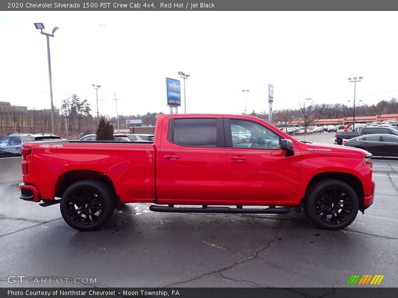 Red Hot / Jet Black 2020 Chevrolet Silverado 1500 RST Crew Cab 4x4