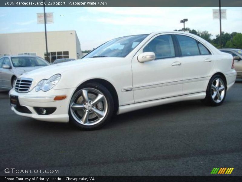 Alabaster White / Ash 2006 Mercedes-Benz C 230 Sport