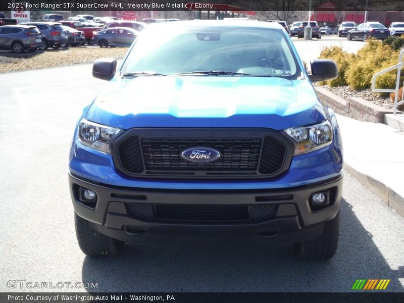 Velocity Blue Metallic / Ebony 2021 Ford Ranger STX SuperCrew 4x4