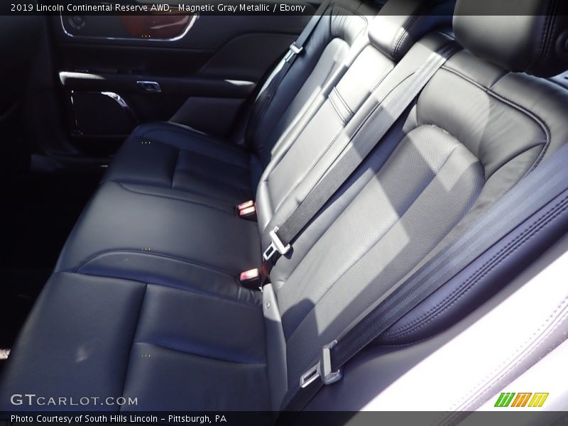 Rear Seat of 2019 Continental Reserve AWD