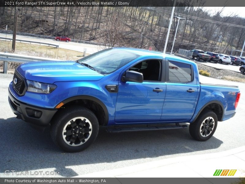 Velocity Blue Metallic / Ebony 2021 Ford Ranger STX SuperCrew 4x4