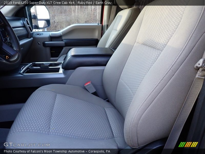 Ruby Red / Earth Gray 2019 Ford F250 Super Duty XLT Crew Cab 4x4