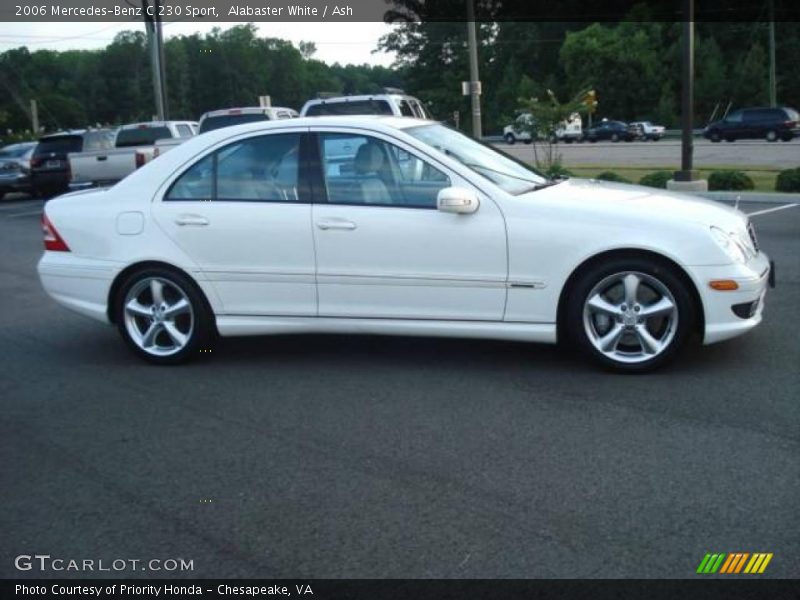 Alabaster White / Ash 2006 Mercedes-Benz C 230 Sport