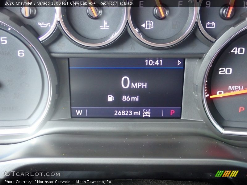 Red Hot / Jet Black 2020 Chevrolet Silverado 1500 RST Crew Cab 4x4
