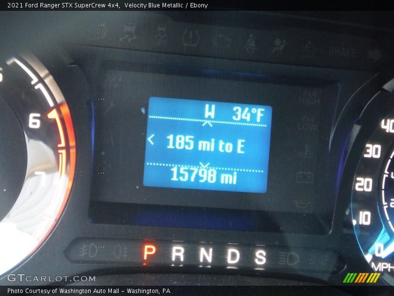 Velocity Blue Metallic / Ebony 2021 Ford Ranger STX SuperCrew 4x4