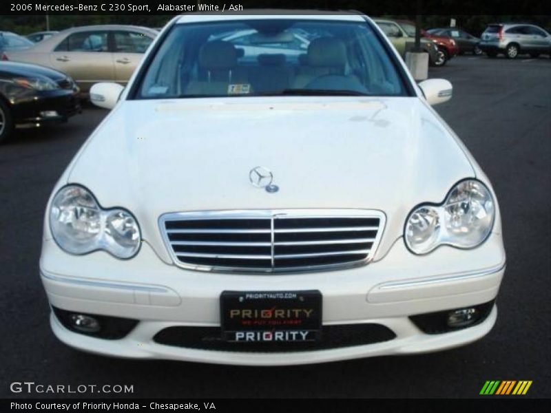 Alabaster White / Ash 2006 Mercedes-Benz C 230 Sport