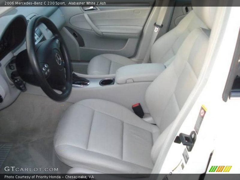 Alabaster White / Ash 2006 Mercedes-Benz C 230 Sport