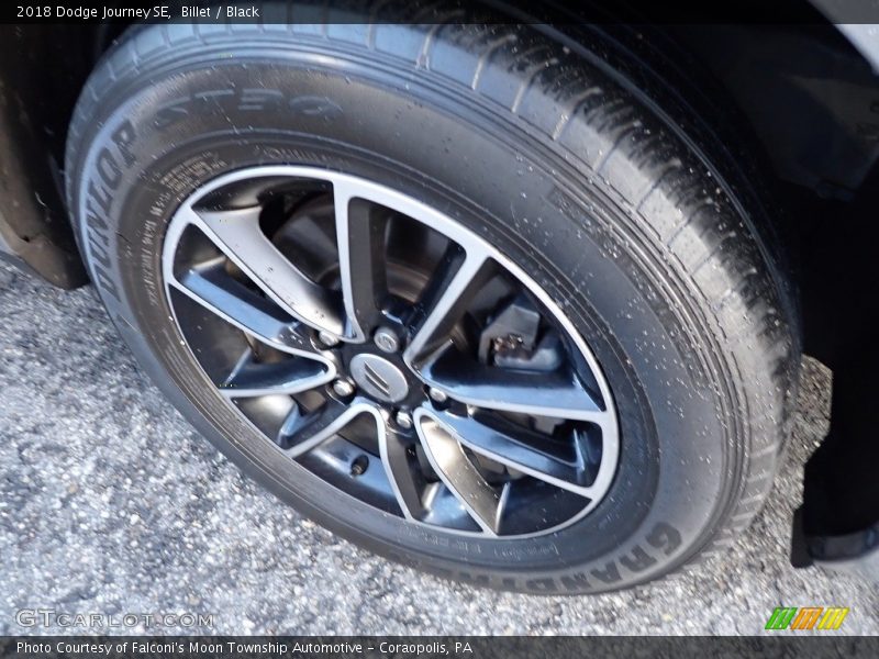 Billet / Black 2018 Dodge Journey SE