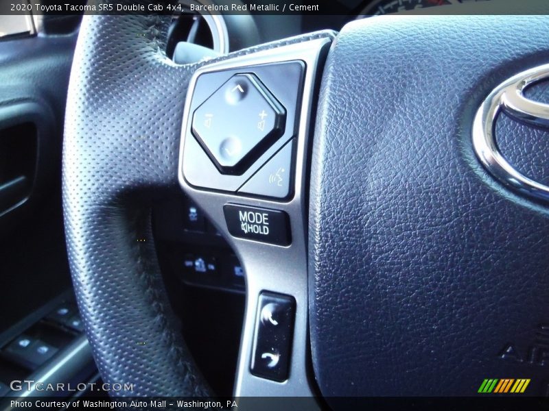 Barcelona Red Metallic / Cement 2020 Toyota Tacoma SR5 Double Cab 4x4