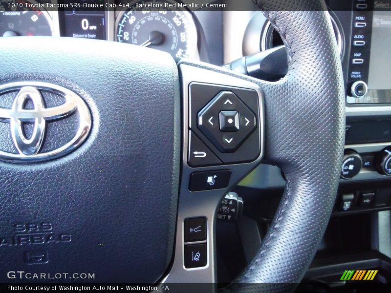 Barcelona Red Metallic / Cement 2020 Toyota Tacoma SR5 Double Cab 4x4