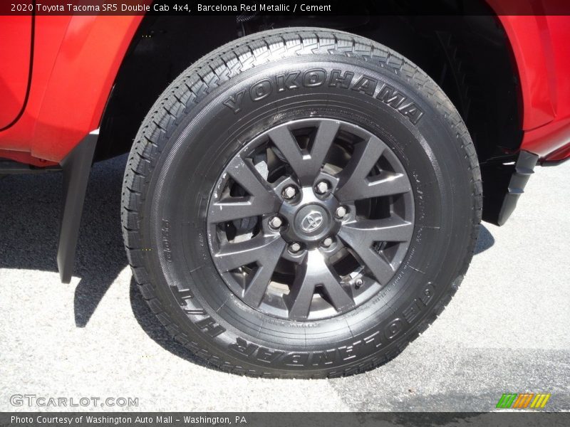 Barcelona Red Metallic / Cement 2020 Toyota Tacoma SR5 Double Cab 4x4
