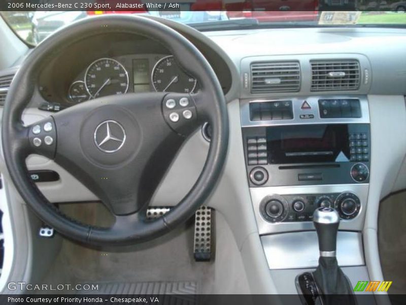 Alabaster White / Ash 2006 Mercedes-Benz C 230 Sport