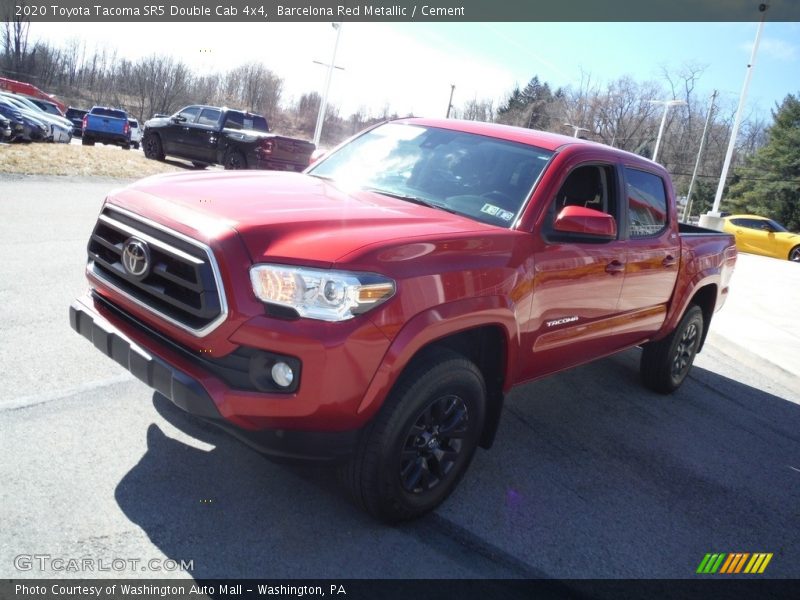 Barcelona Red Metallic / Cement 2020 Toyota Tacoma SR5 Double Cab 4x4