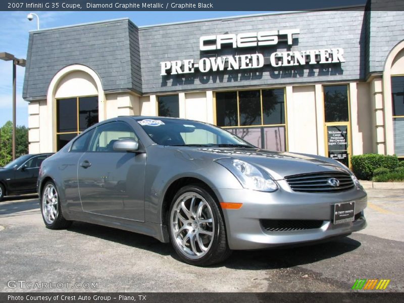 Diamond Graphite Metallic / Graphite Black 2007 Infiniti G 35 Coupe