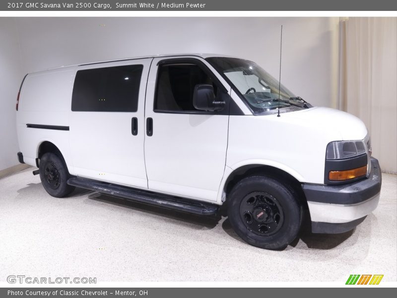 Summit White / Medium Pewter 2017 GMC Savana Van 2500 Cargo
