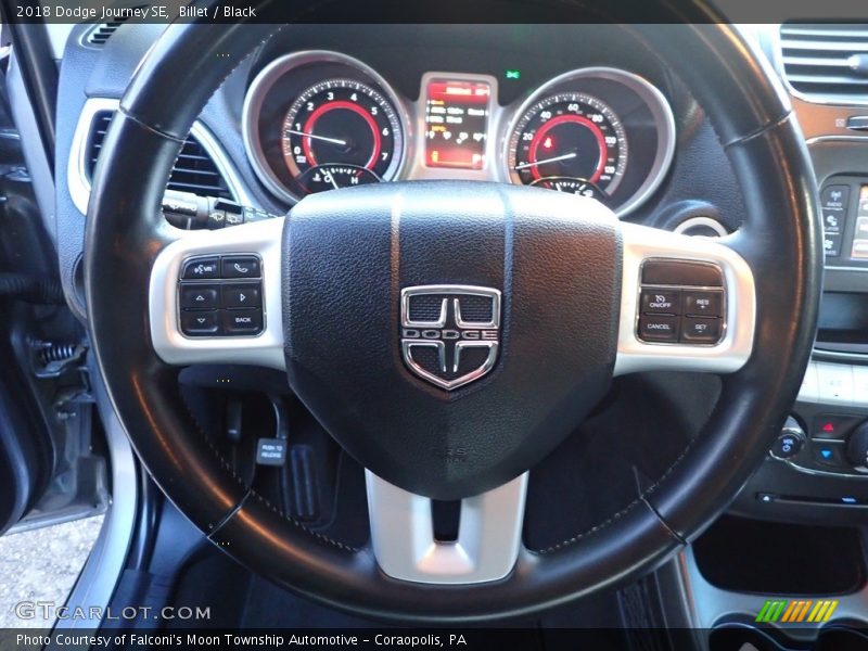 Billet / Black 2018 Dodge Journey SE