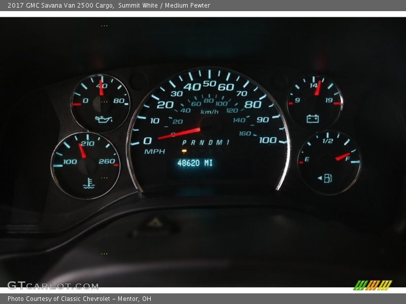 Summit White / Medium Pewter 2017 GMC Savana Van 2500 Cargo
