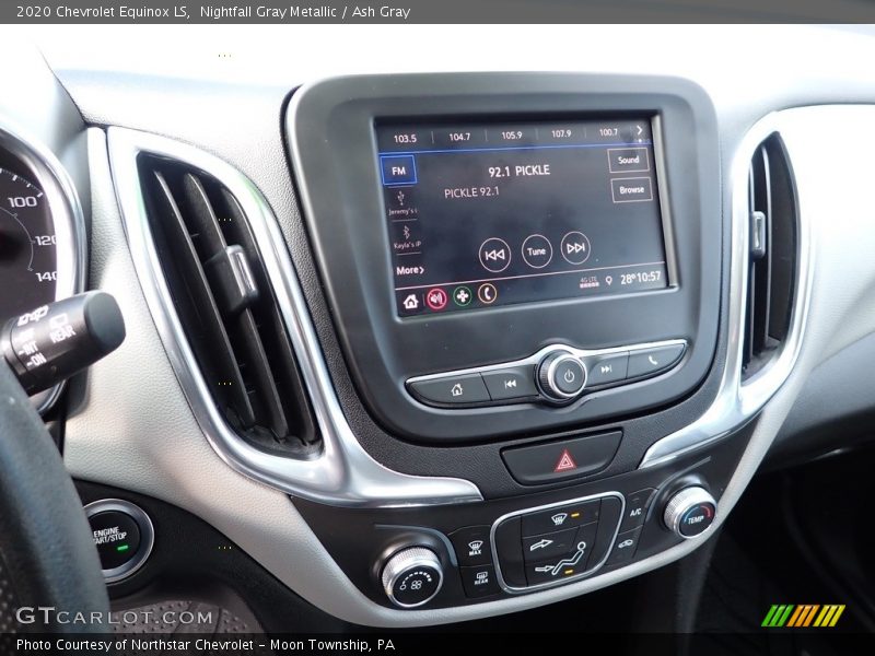 Nightfall Gray Metallic / Ash Gray 2020 Chevrolet Equinox LS