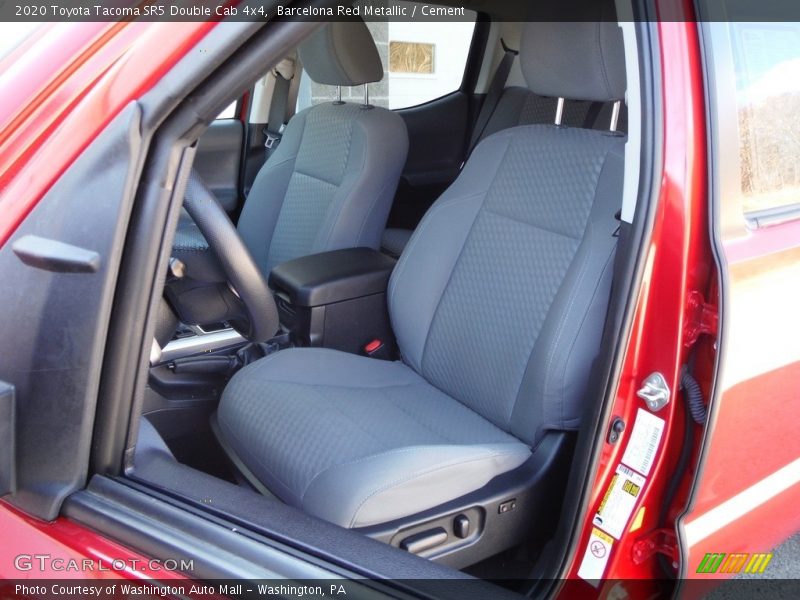 Barcelona Red Metallic / Cement 2020 Toyota Tacoma SR5 Double Cab 4x4