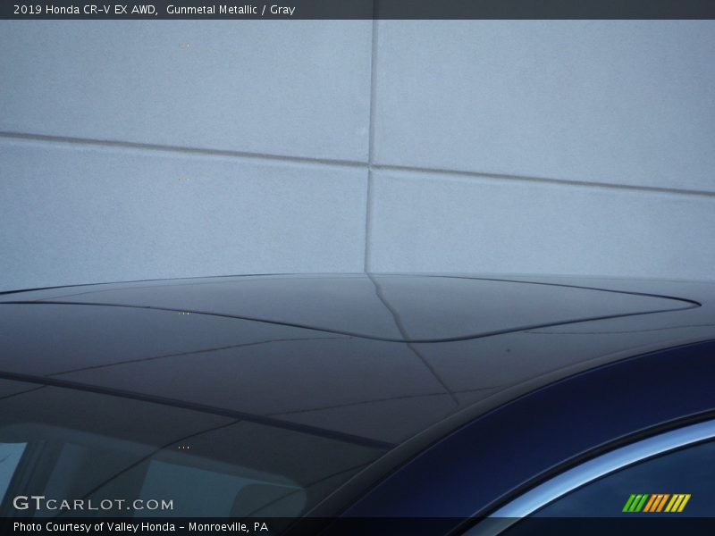 Gunmetal Metallic / Gray 2019 Honda CR-V EX AWD