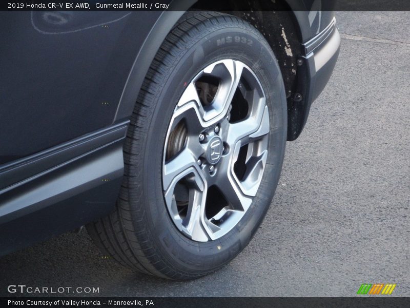Gunmetal Metallic / Gray 2019 Honda CR-V EX AWD
