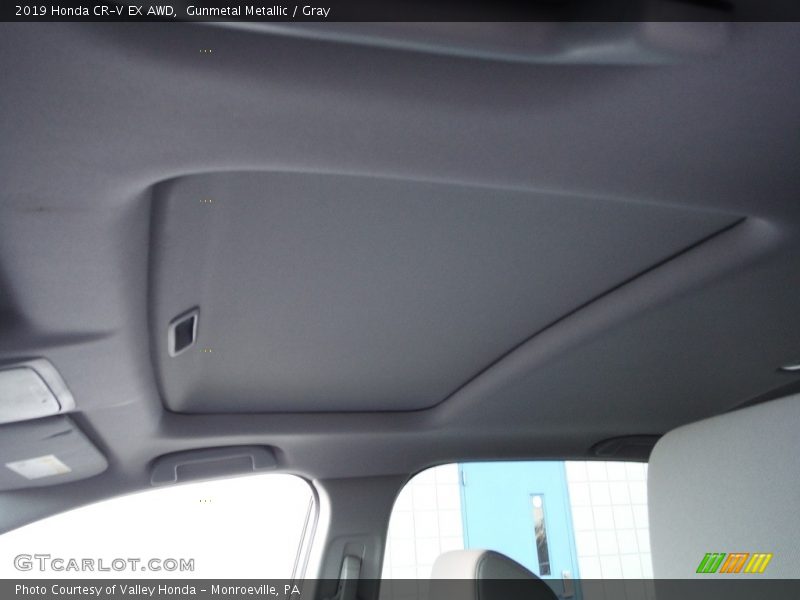 Gunmetal Metallic / Gray 2019 Honda CR-V EX AWD