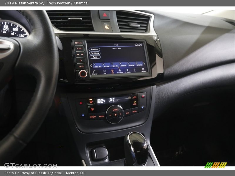Fresh Powder / Charcoal 2019 Nissan Sentra SV