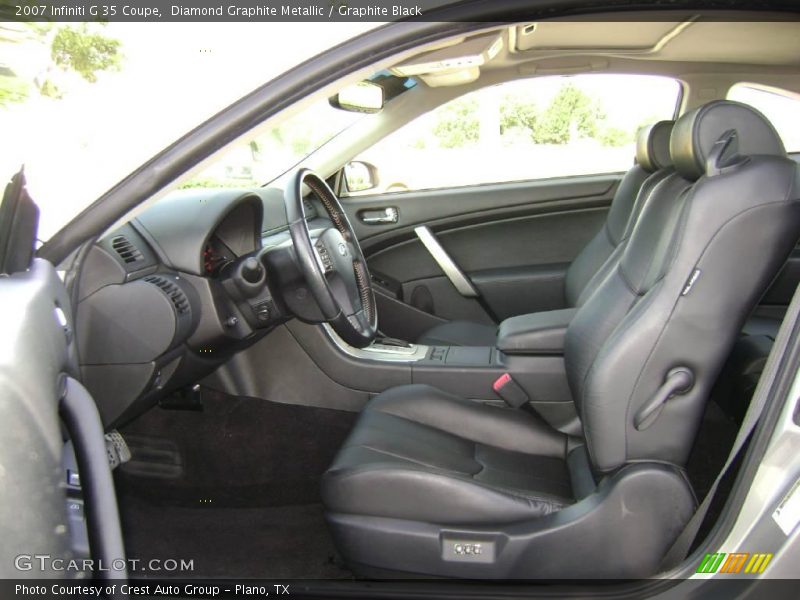 Diamond Graphite Metallic / Graphite Black 2007 Infiniti G 35 Coupe