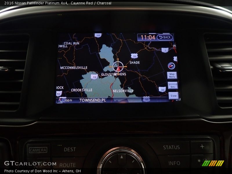 Cayenne Red / Charcoal 2016 Nissan Pathfinder Platinum 4x4