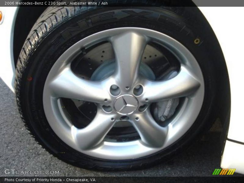 Alabaster White / Ash 2006 Mercedes-Benz C 230 Sport