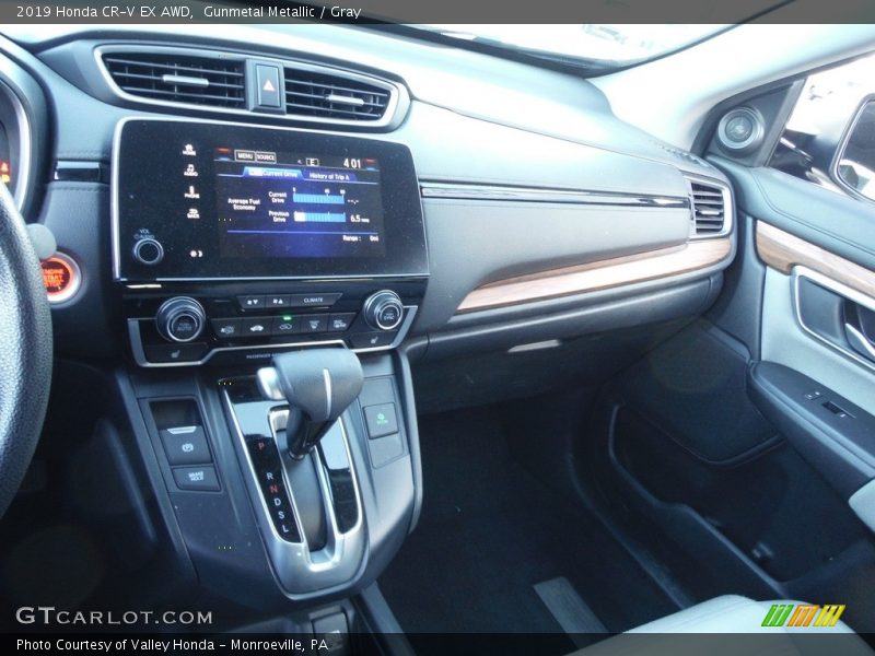 Gunmetal Metallic / Gray 2019 Honda CR-V EX AWD
