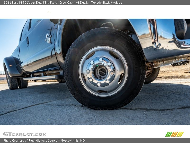 Tuxedo Black / Adobe 2011 Ford F350 Super Duty King Ranch Crew Cab 4x4 Dually