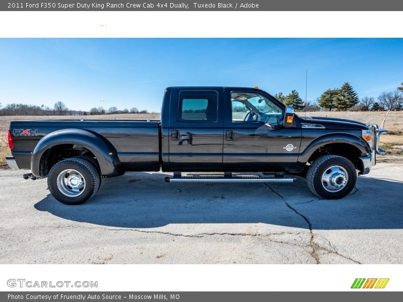 Tuxedo Black / Adobe 2011 Ford F350 Super Duty King Ranch Crew Cab 4x4 Dually