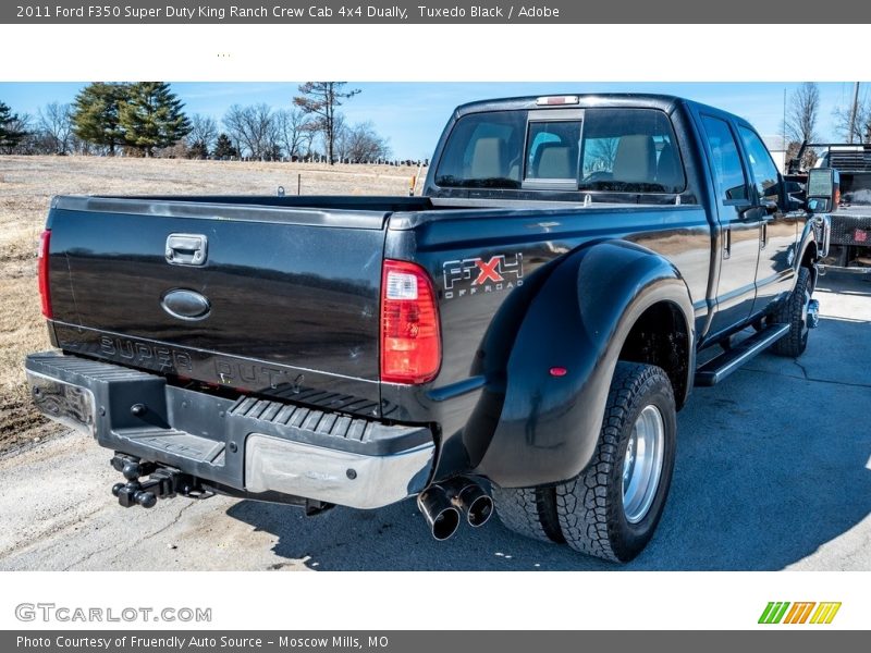 Tuxedo Black / Adobe 2011 Ford F350 Super Duty King Ranch Crew Cab 4x4 Dually